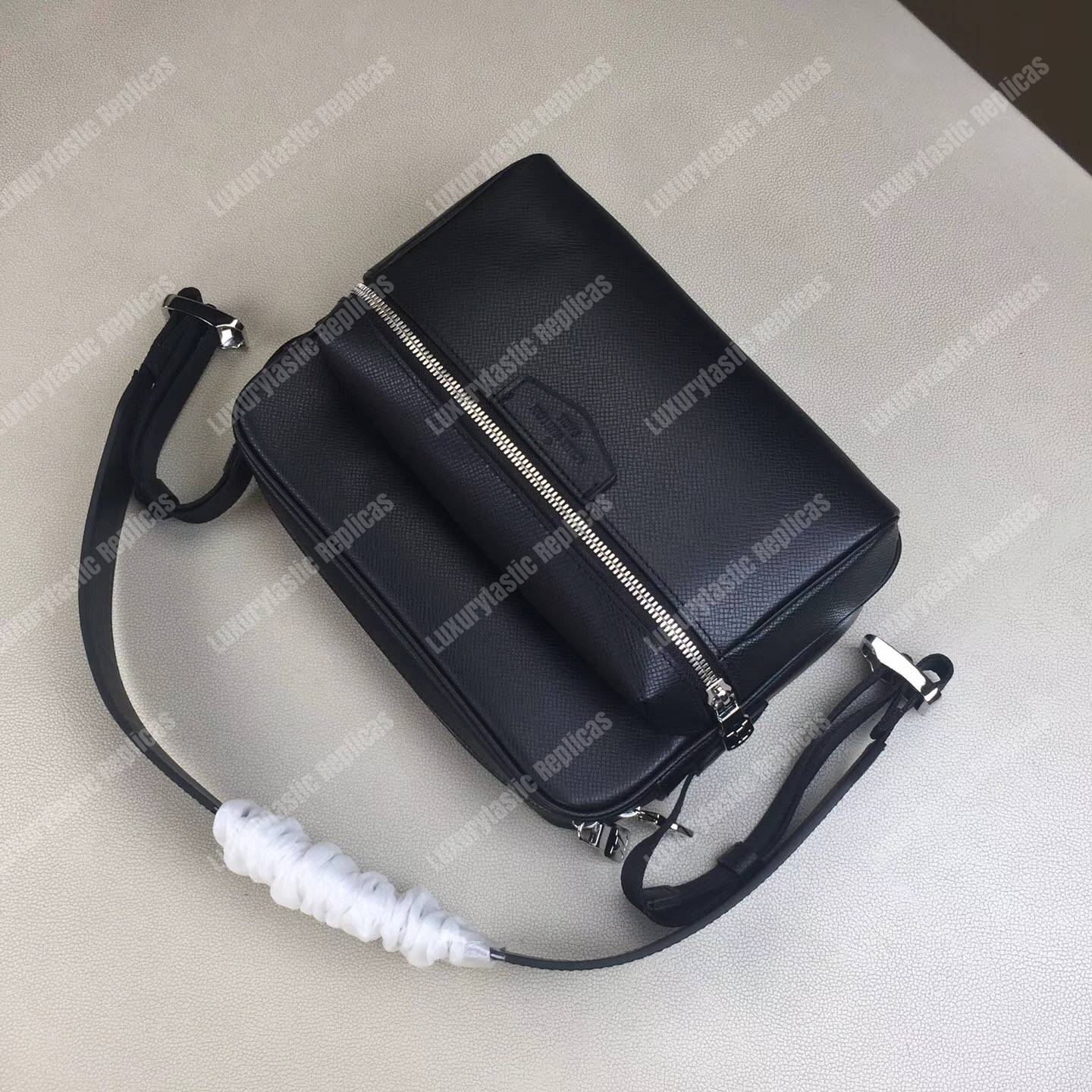 LV Outdoor Messenger PM Taiga Leather Noir