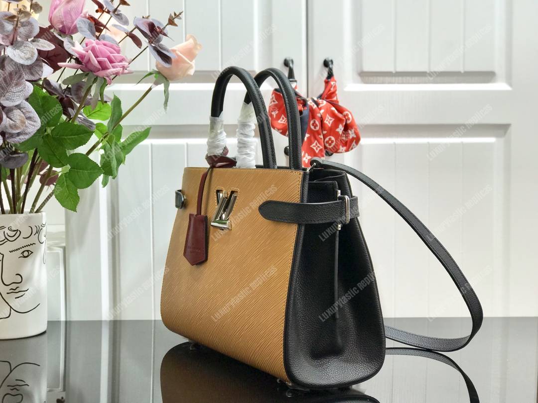 LV Twist Tote Epi Leather Camel