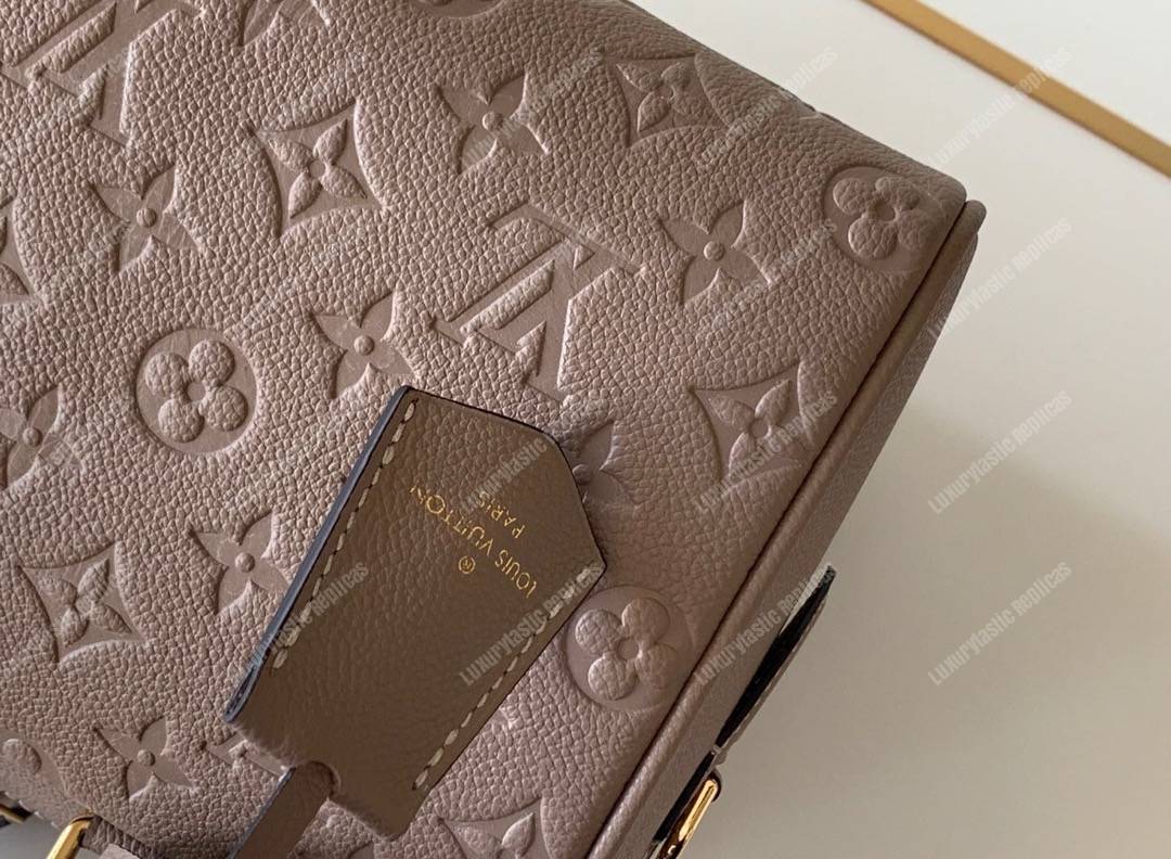 LV Speedy Bandouliere 25 Monogram Empreinte Leather Galet