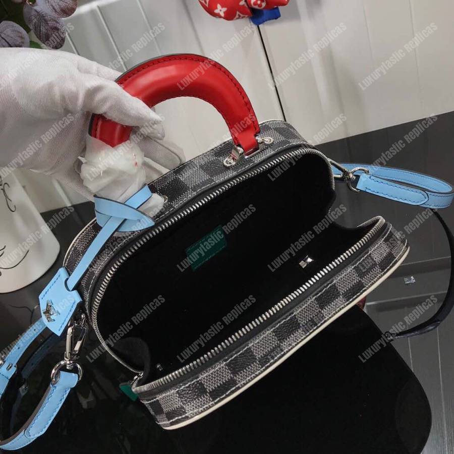 LV Mini Luggage BB Damier Black and White