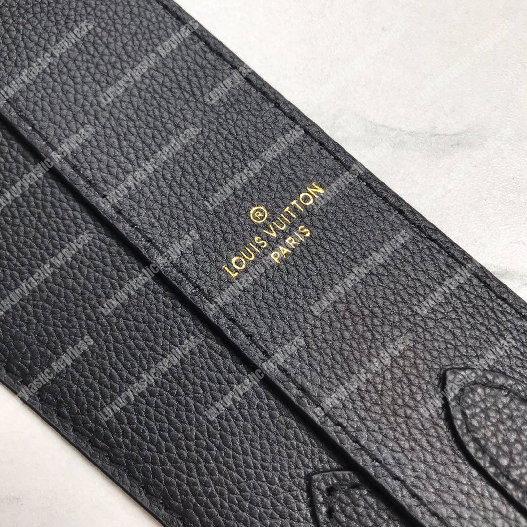 LV Bandouliere Capucines Taurillon Leather Black