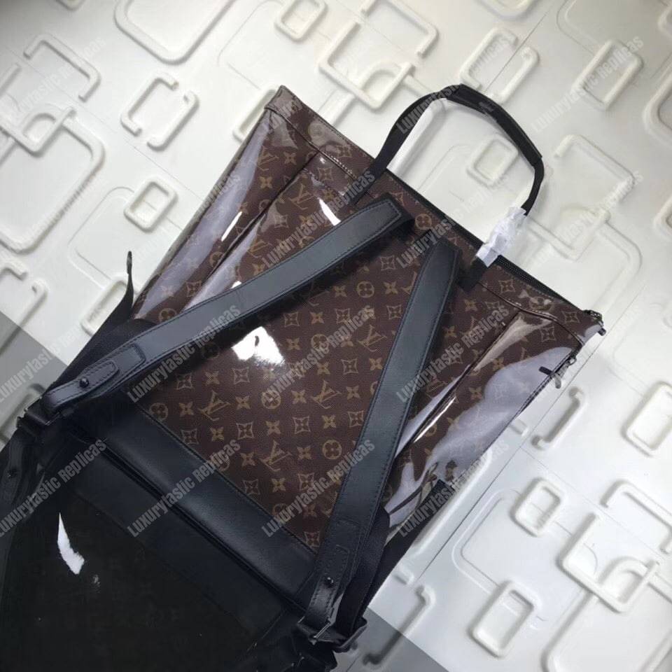 LV Zipped Tote Monogram Glaze