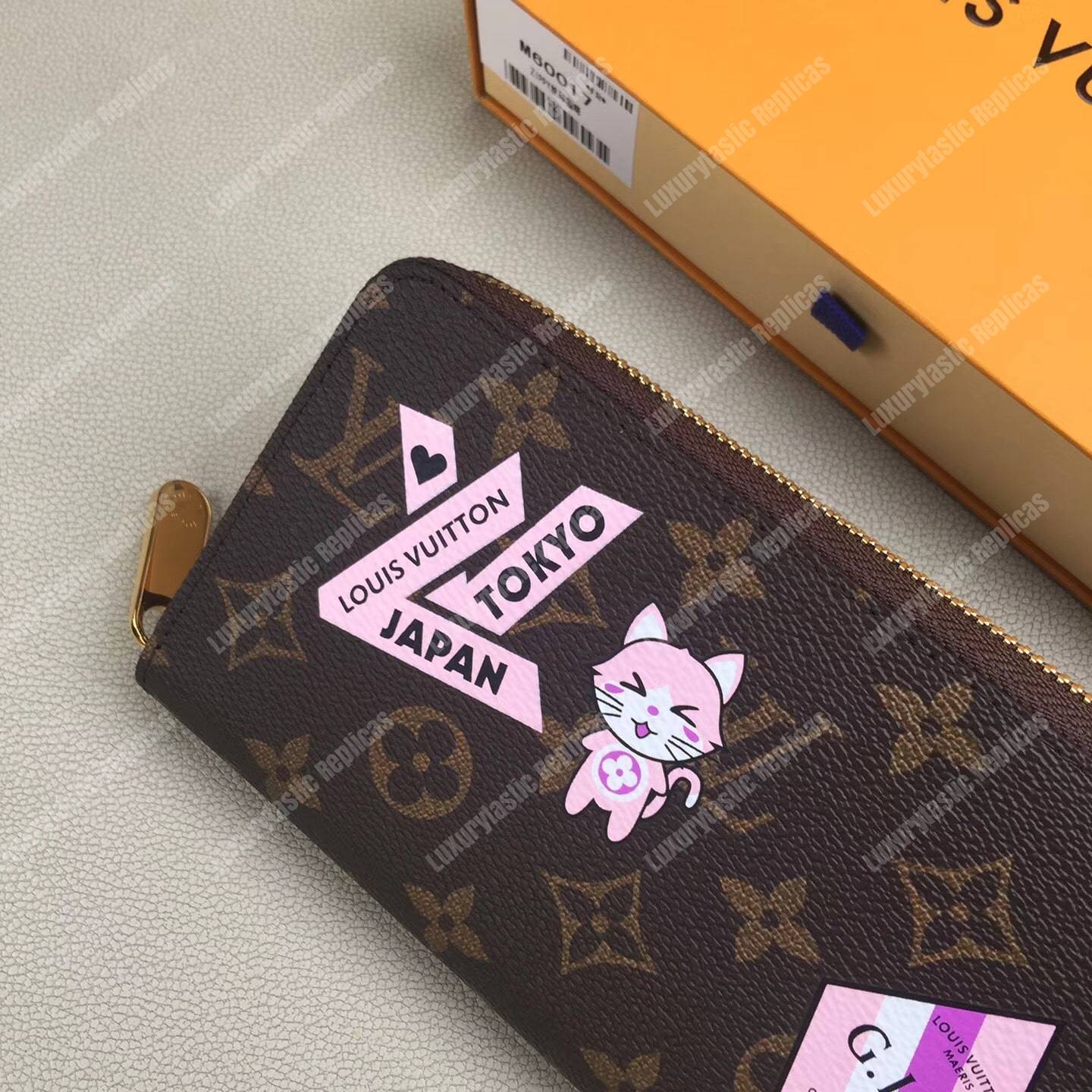 LV Zippy Wallet My LV World Tour Monogram Pink