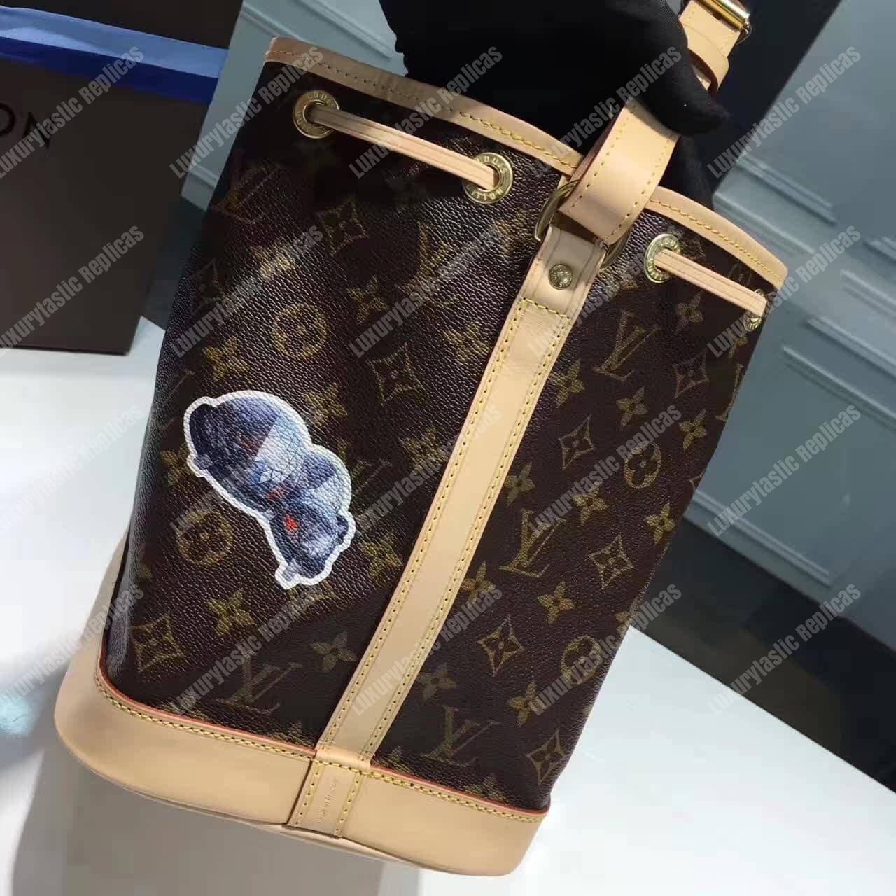 LV Petit Noe BB World Tour Monogram Canvas