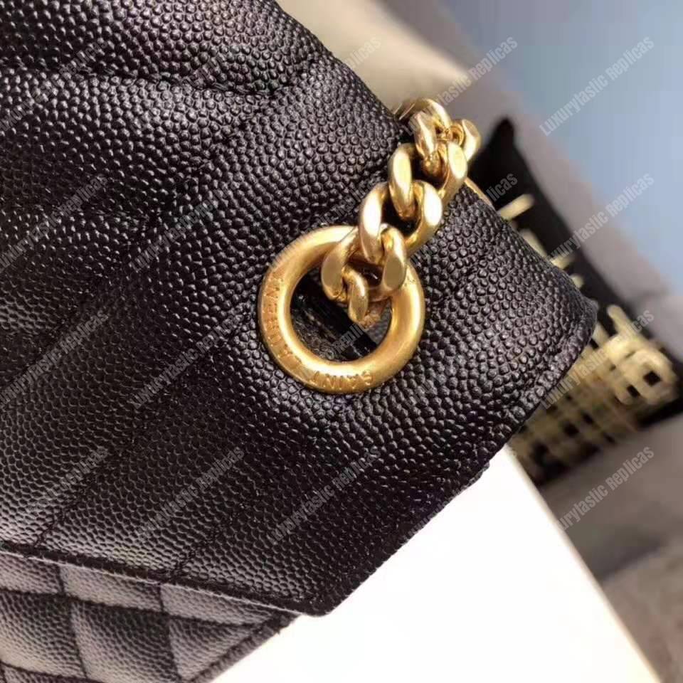 Saint Laurent Classic Large Soft Envelope Black