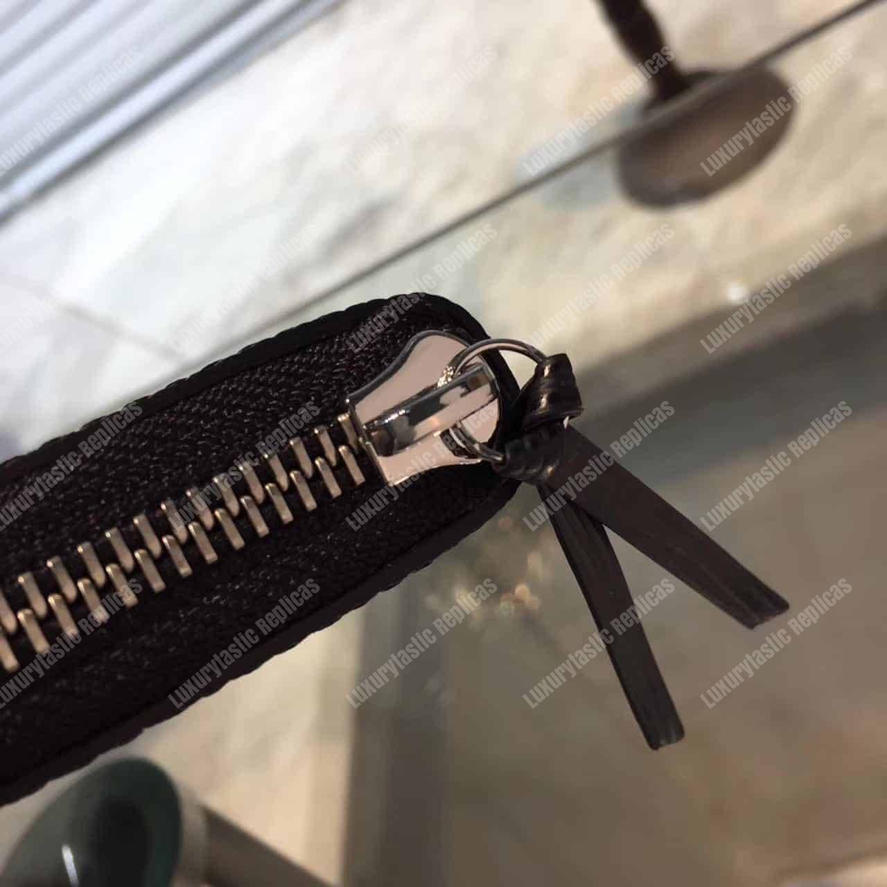 LV Clemence Wallet Epi Leather Noir