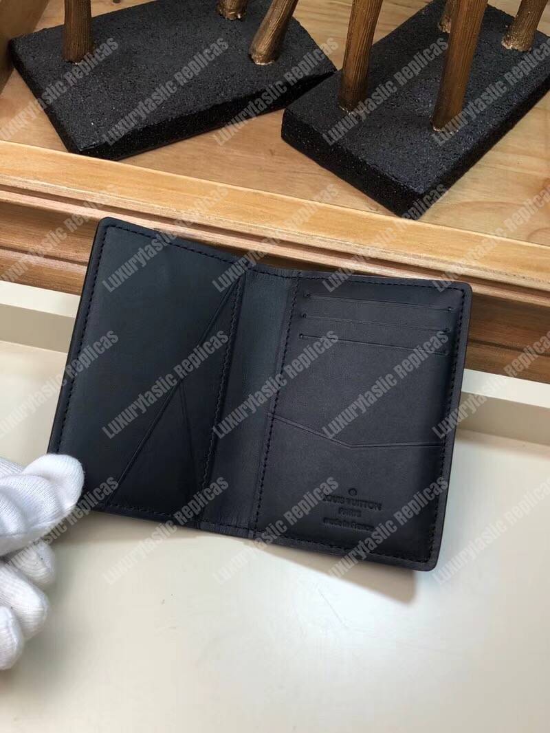 LV Pocket Organizer Dark Infinity Leather