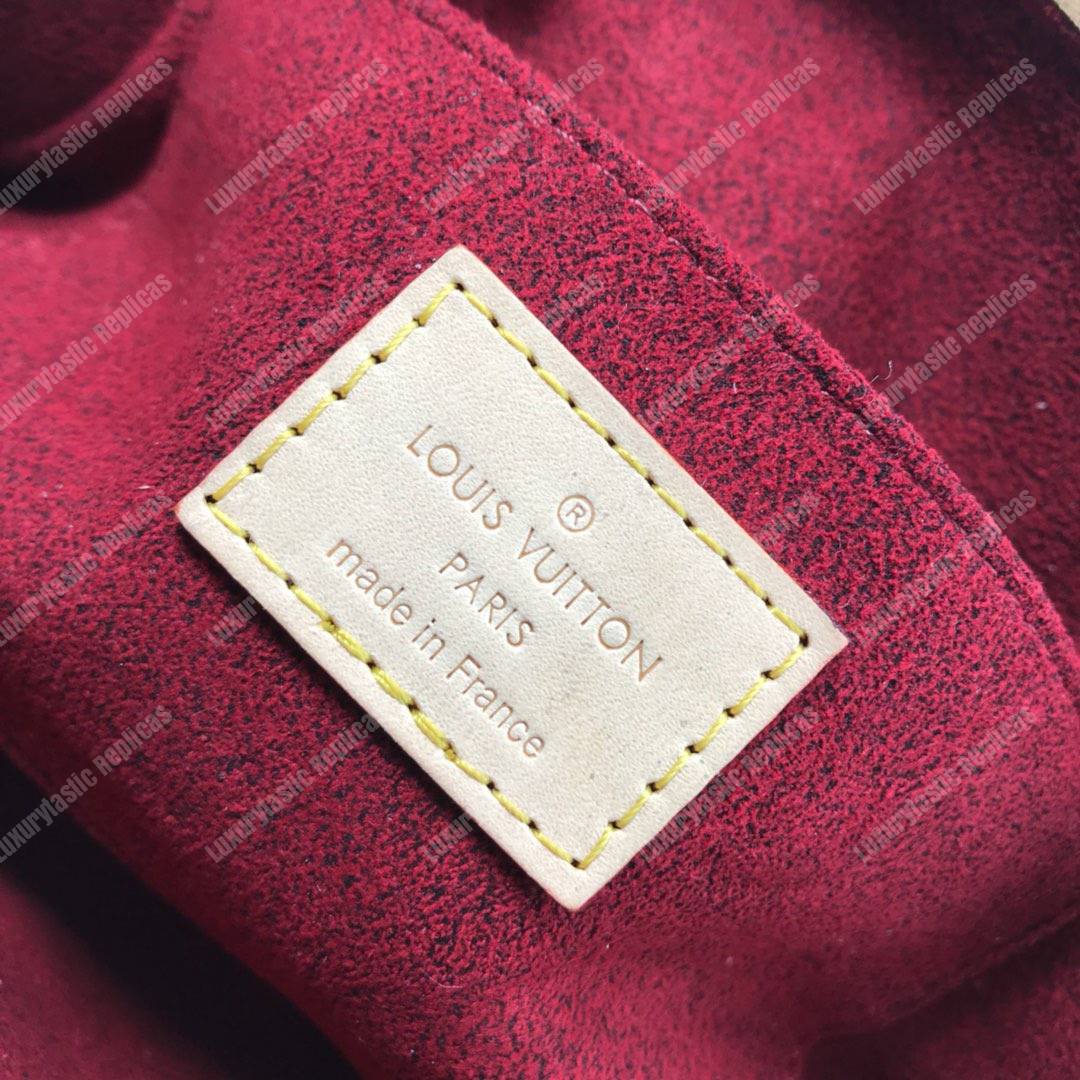 LV Multicolor Cosmetic Pouch GM White