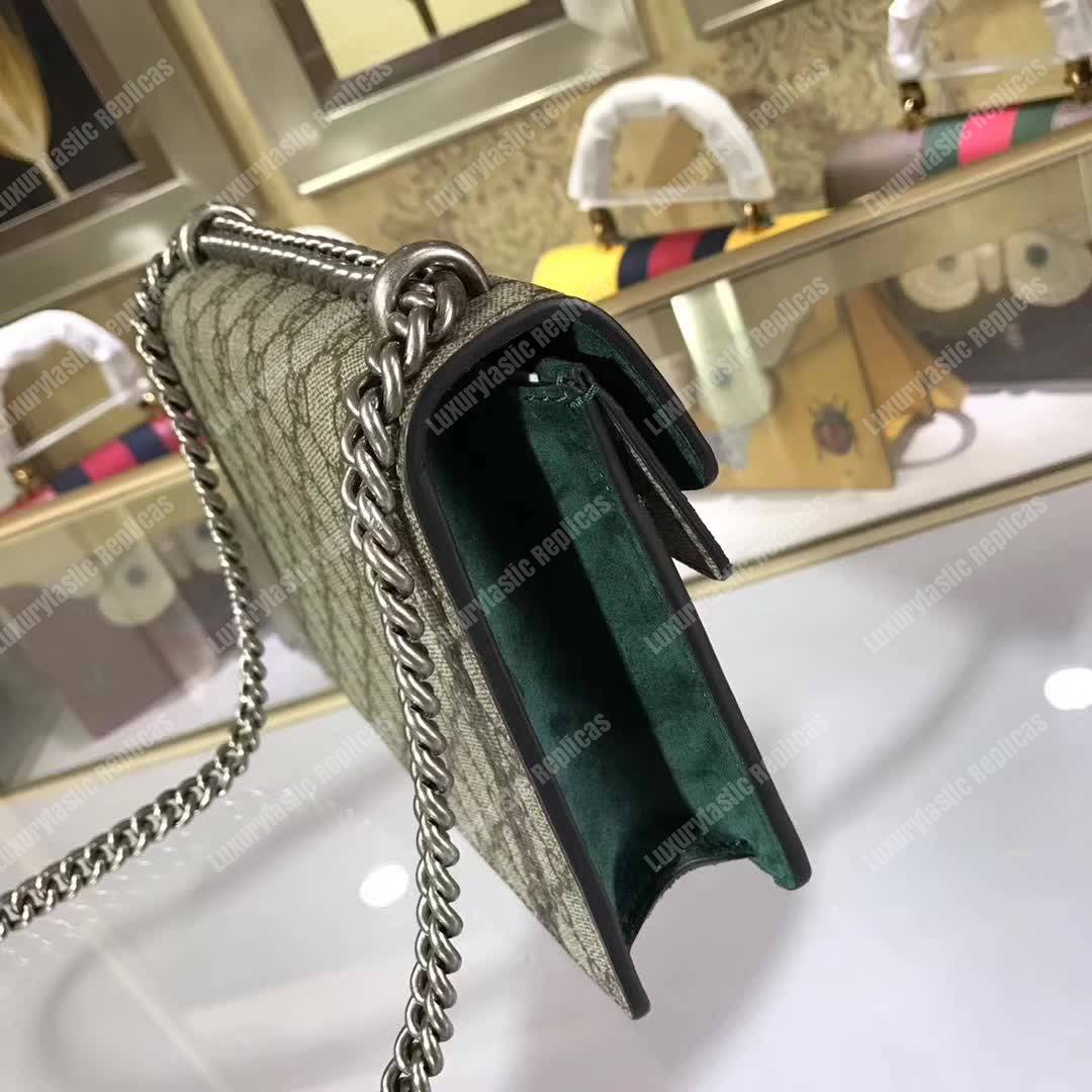 G*u*i dionysus mini gg shoulder bag beige green