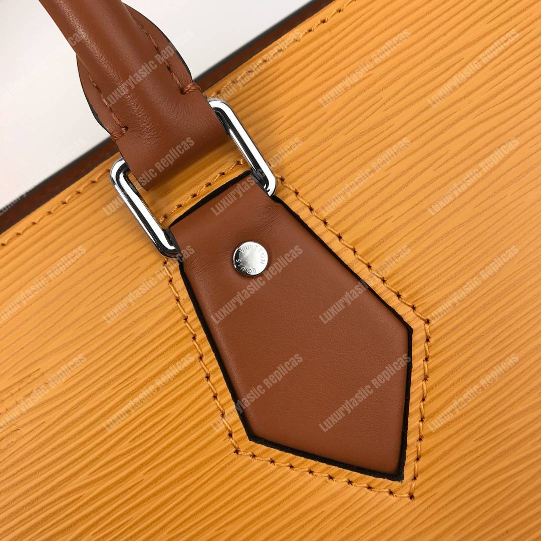 LV Epi Sac Tricot Bag Safran Yellow