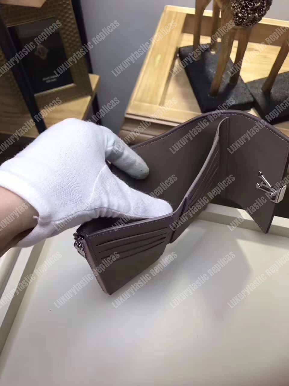 LV Capucines Compact Wallet Magnolia