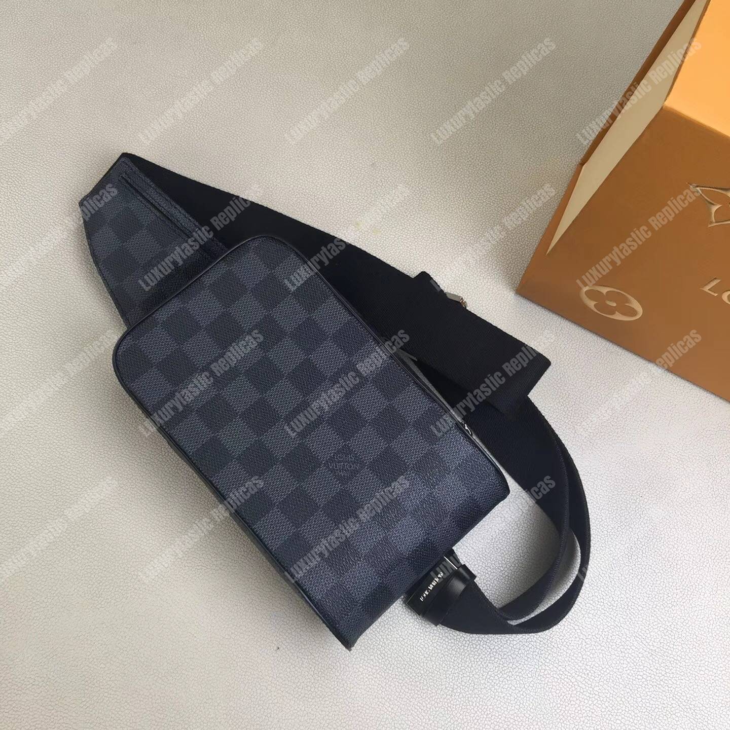 LV Geronimos Messenger Bag Damier Graphite