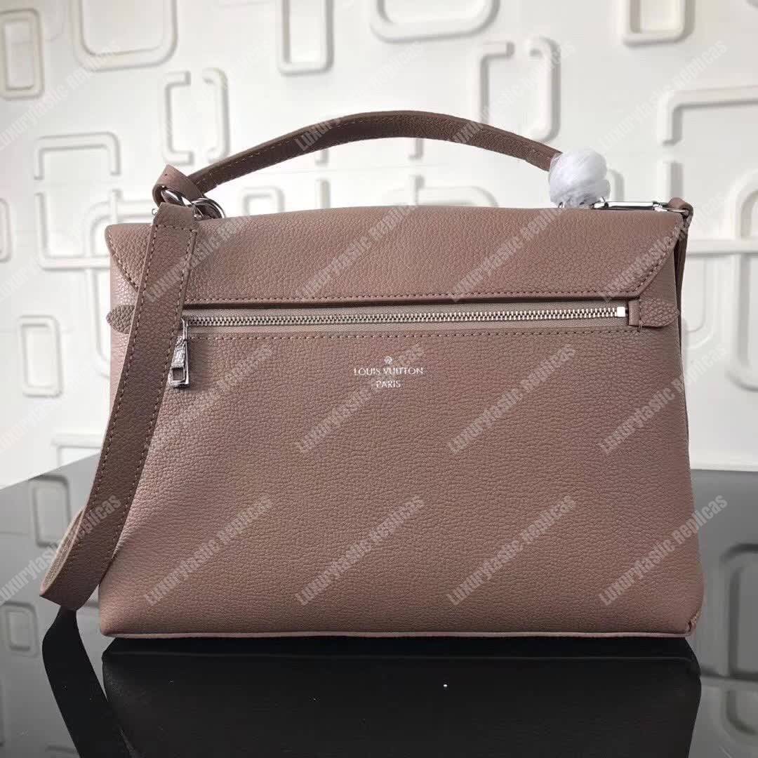 LV MyLockme Handbag Taupe Glace