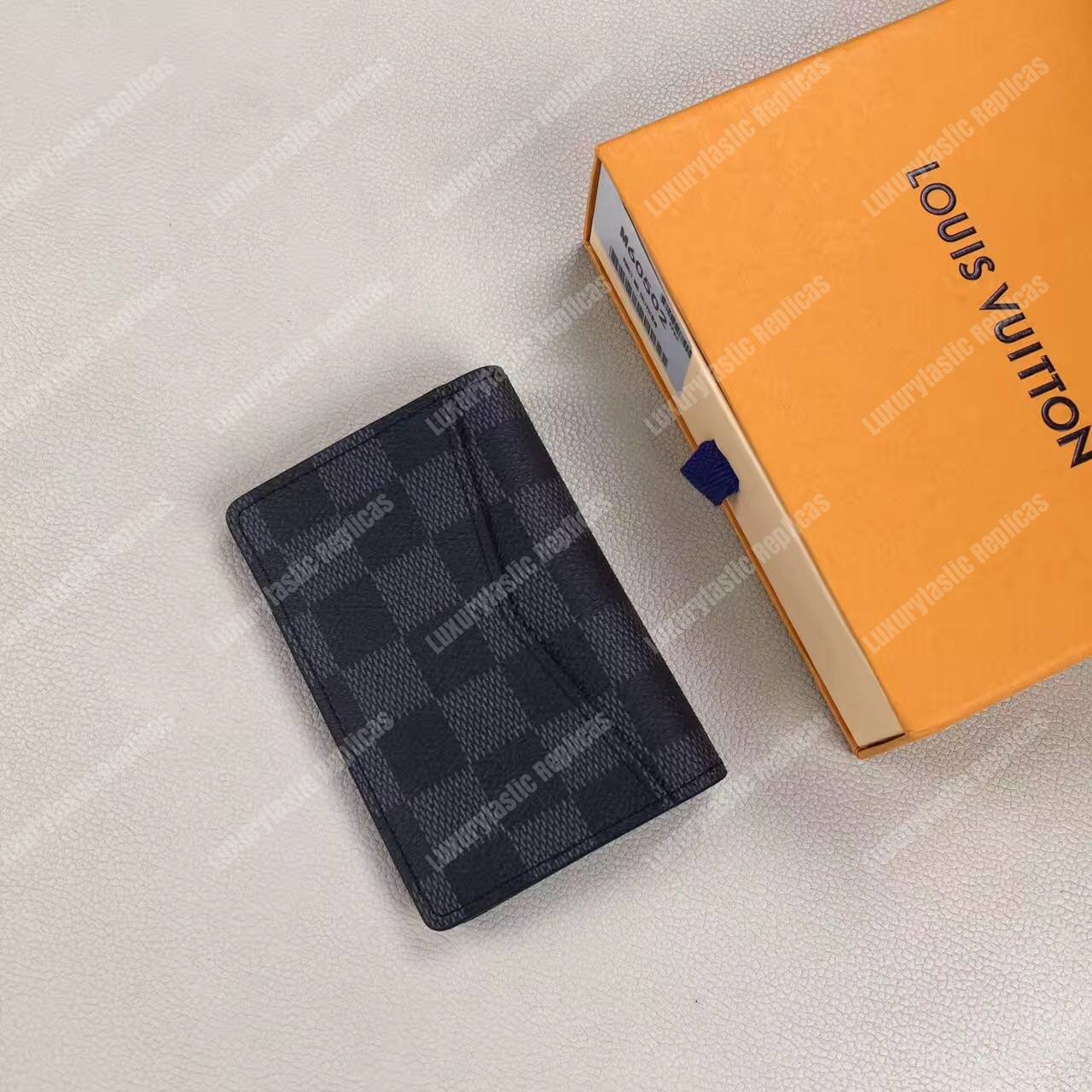 LV Pocket Organizer Damier Graphite Canvas