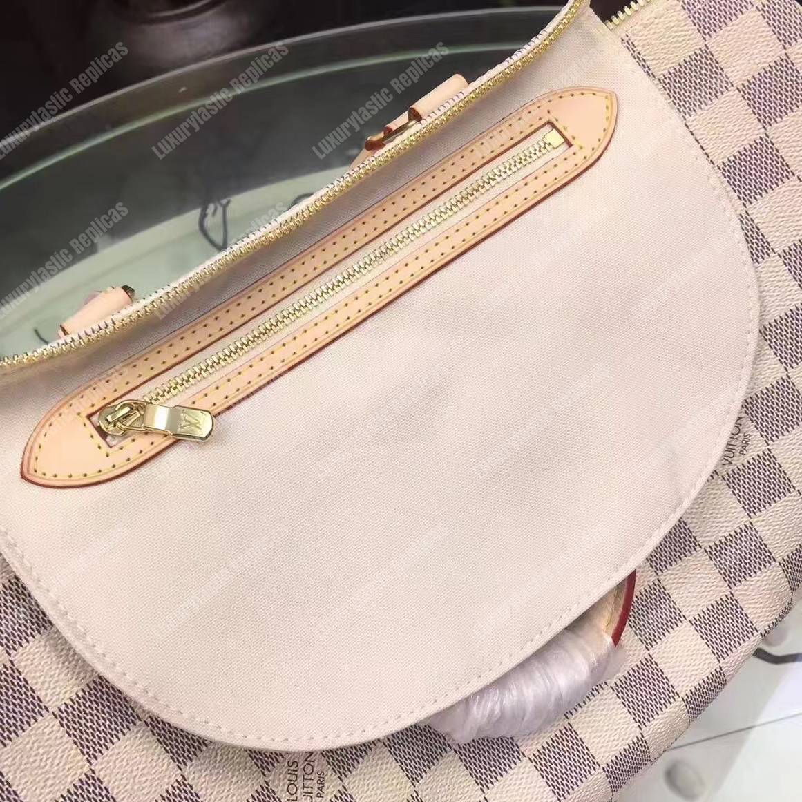 LV Speedy Bandouliere 35 Damier Azur Canvas