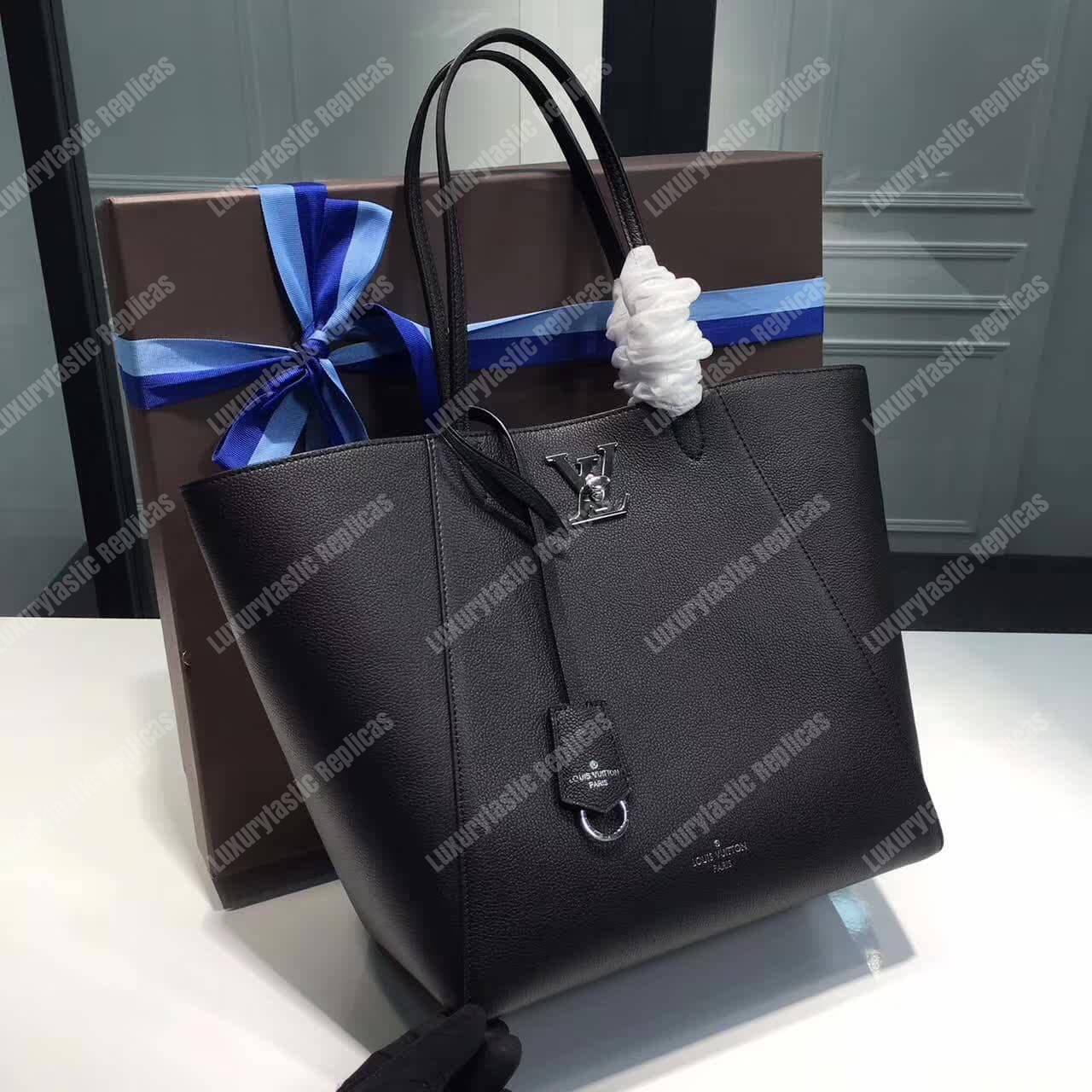 LV Lockme Cabas Bag Noir