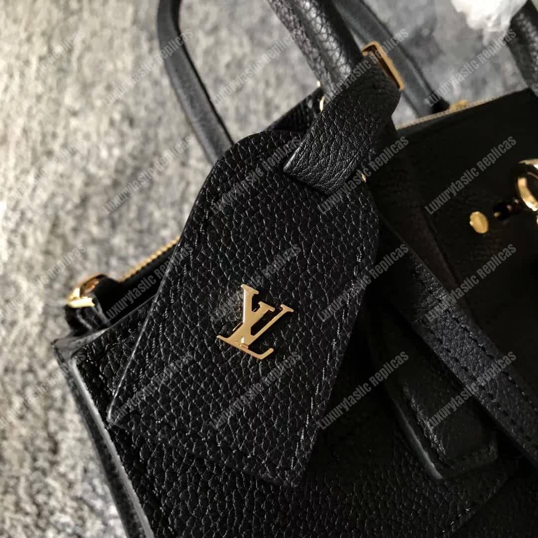 LV City Steamer MM Taurillon Leather