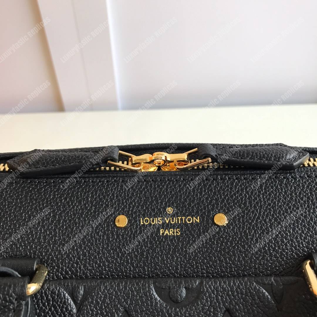 LV Speedy Bandouliere 30 Monogram Empreinte Leather Noir