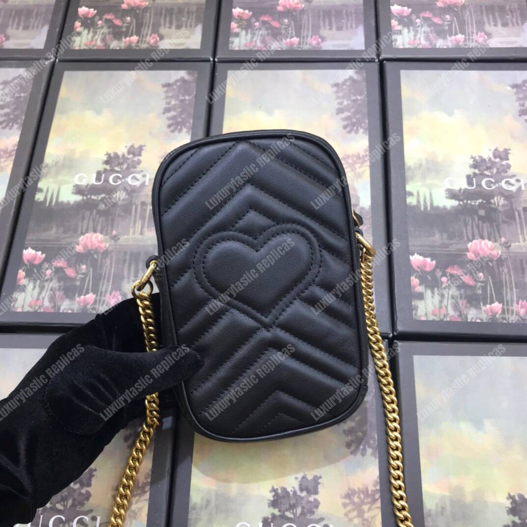 G*u*i gg marmont mini bag noir