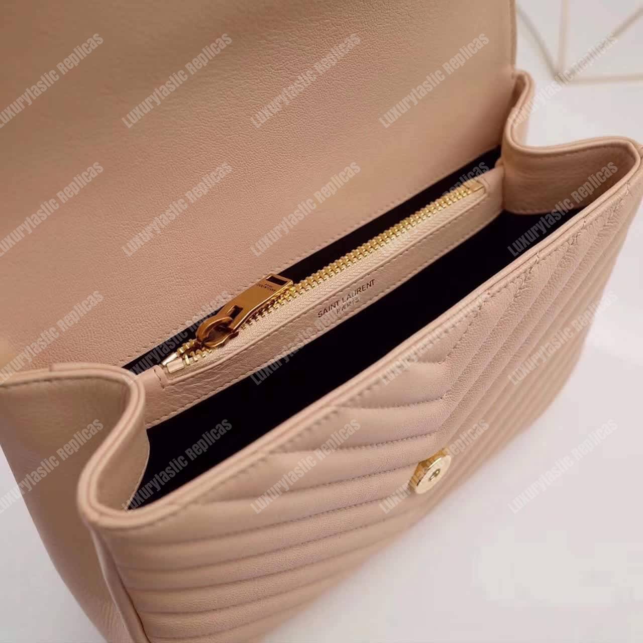 Saint Laurent Classic Medium College Monogram Powder