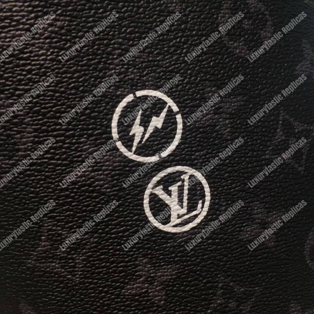 LV Nano Bag Crossbody Bag Monogram Eclipse Canvas