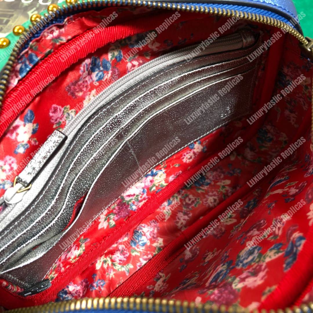 G*u*i zumi clutch metallic red/silver