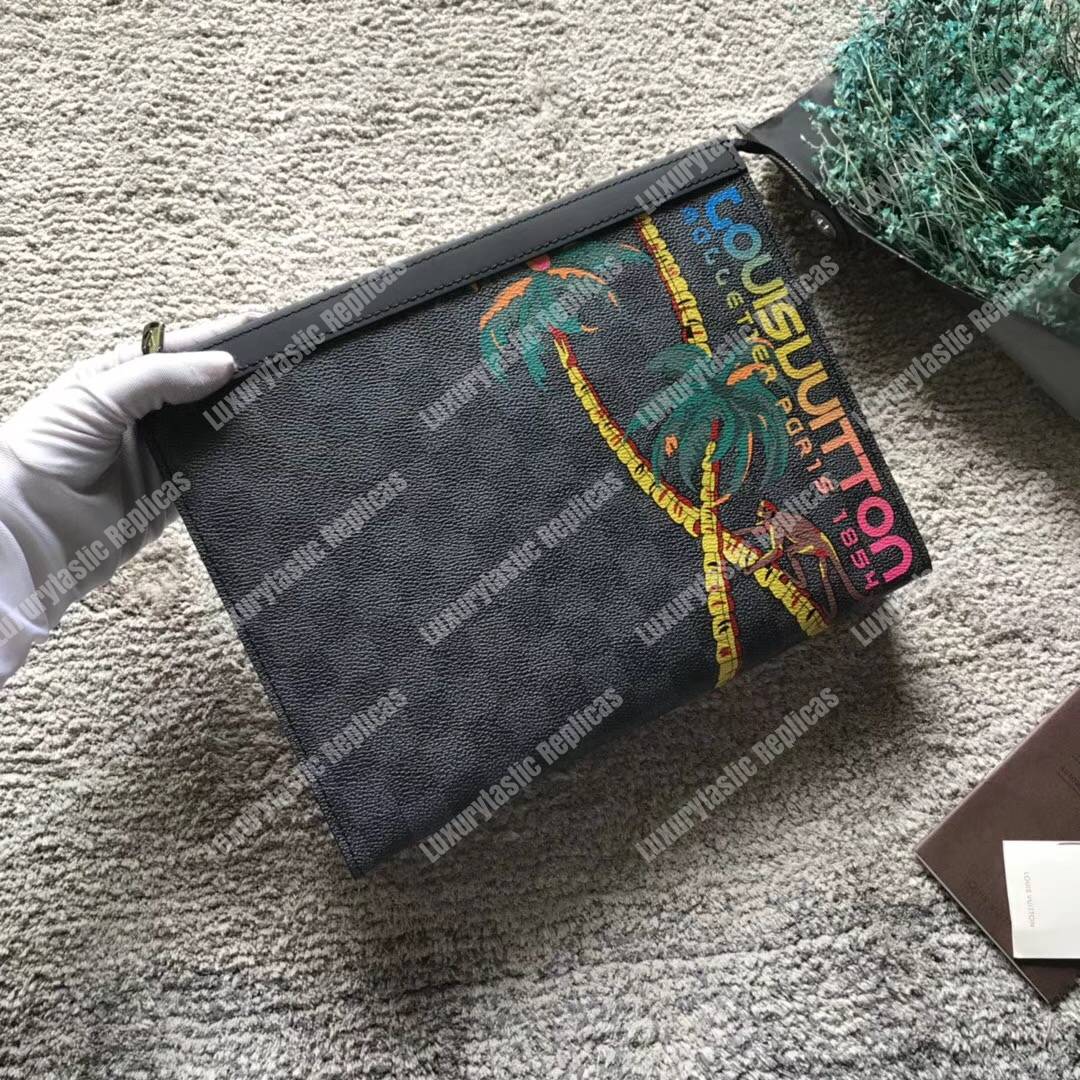 LV Pochette Voyage Damier Graphite Spring-Summer 2018