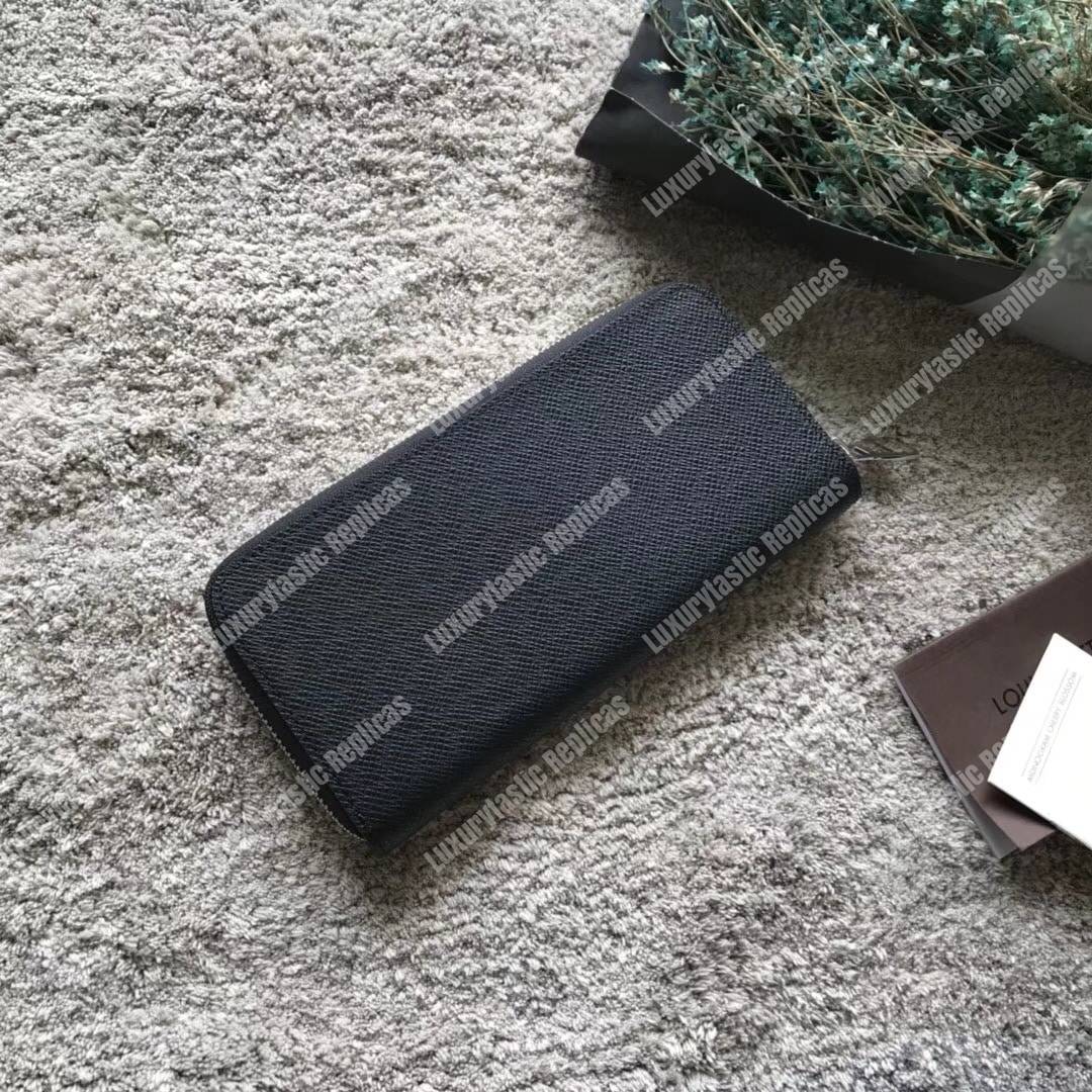 LV Vasco Wallet Taiga Leather Ardoise