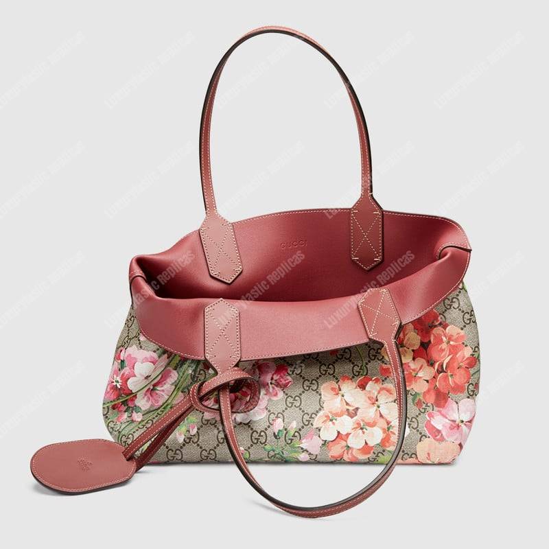 G*u*i gg blooms reversible tote
