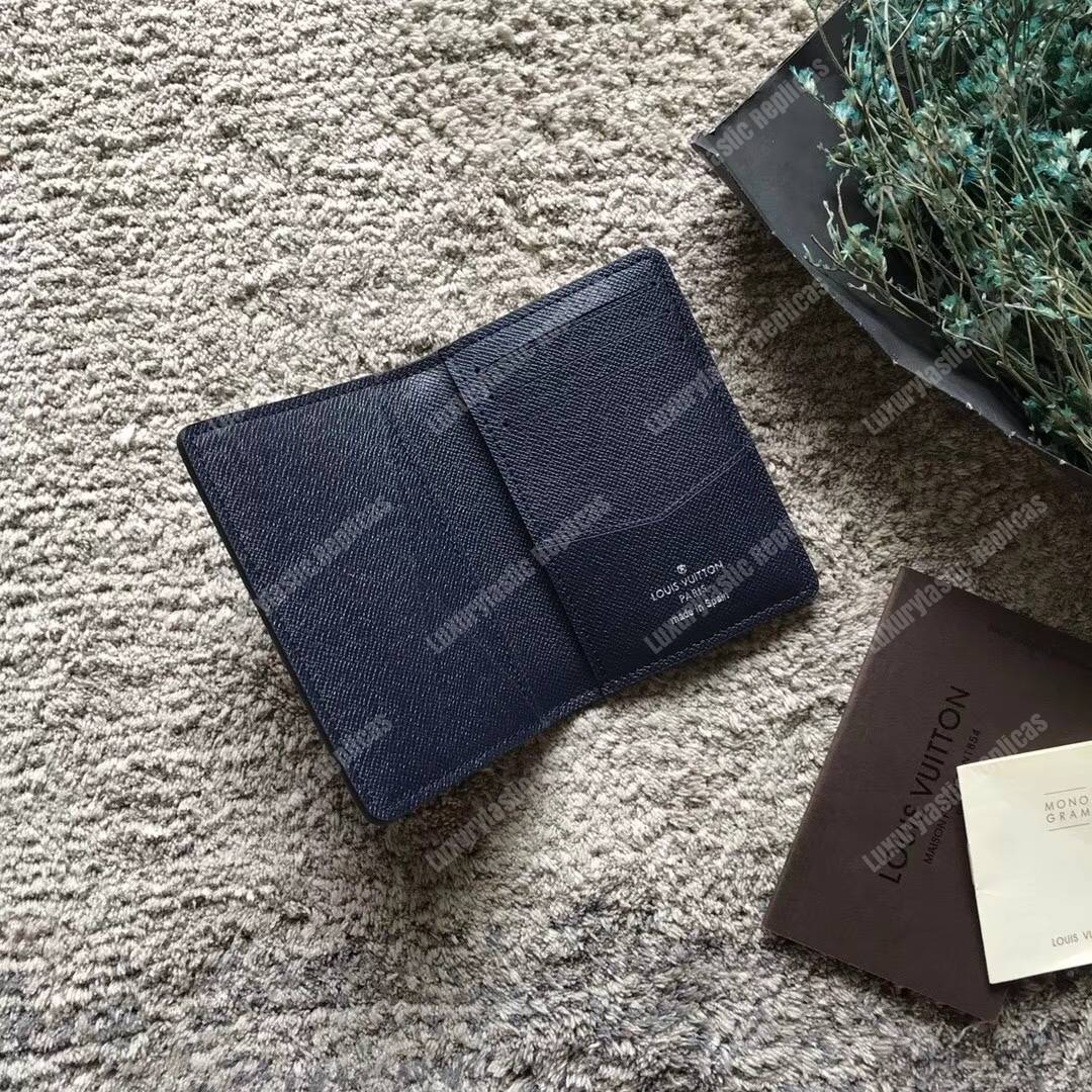 LV Pocker Organizer Epi Leather Noir