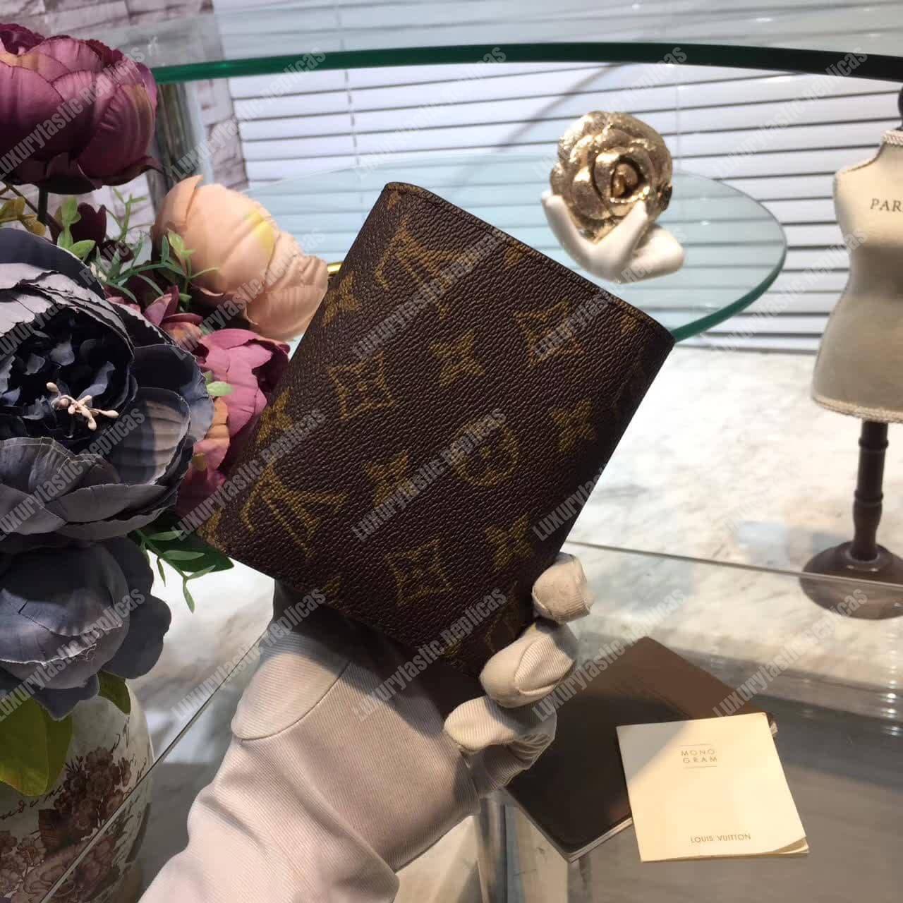 LV Ariane Wallet Monogram Fuchsia