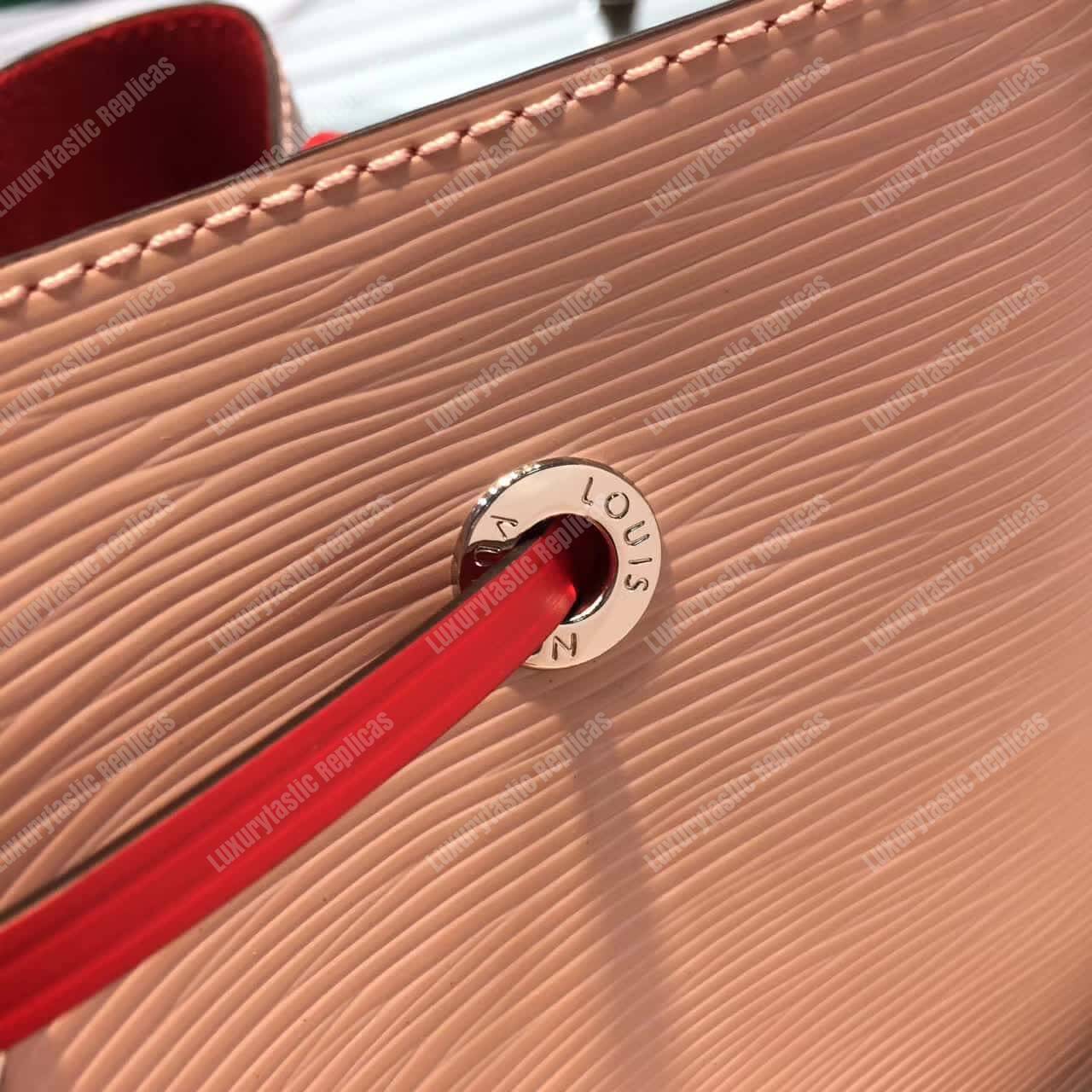 LV NéoNoé Bag Epi Leather Rose Ballerine