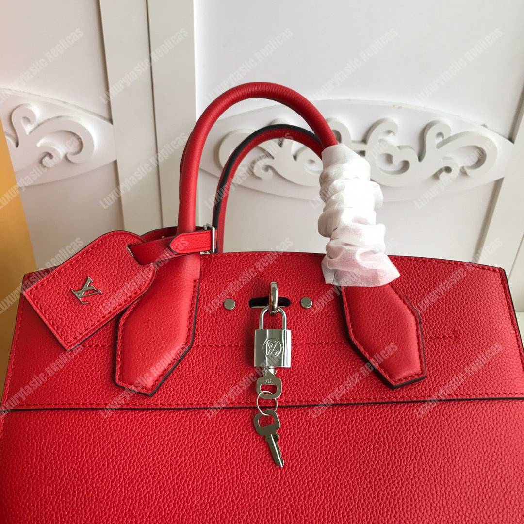 LV City Steamer MM Autres Cuirs Rubis