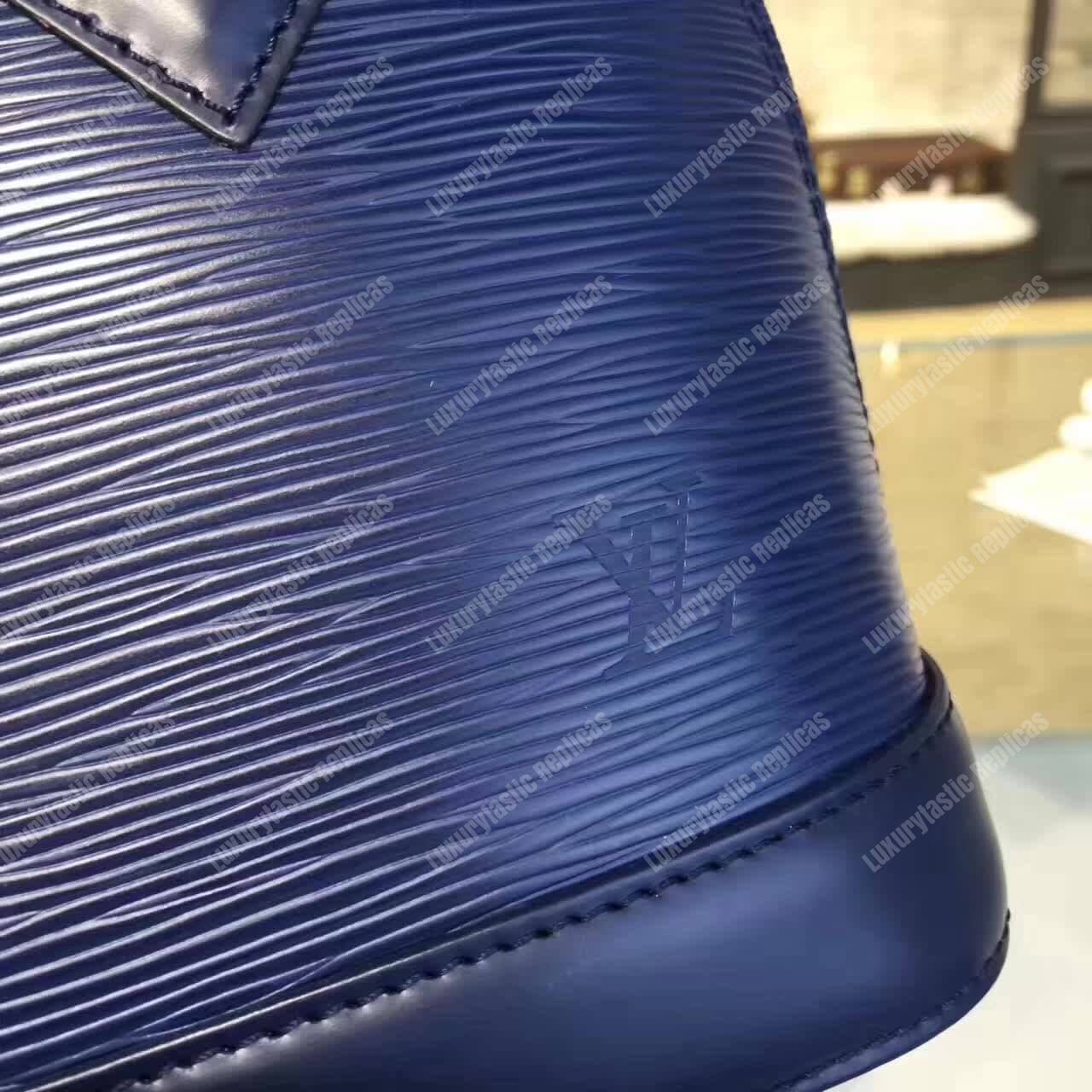 LV Alma BB Epi Leather Indigo