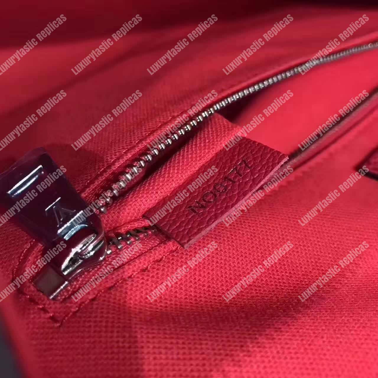 LV Epi Vaneau MM Bag Epi Leather Red