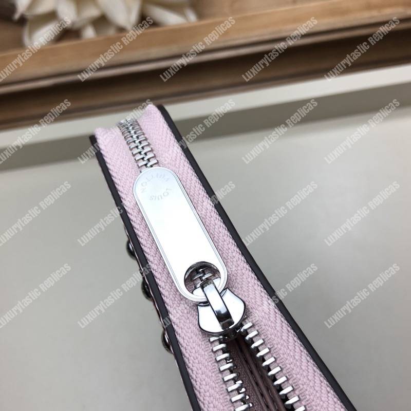 LV Special Edition Zippy Wallet Epi Leather Rose Ballerine