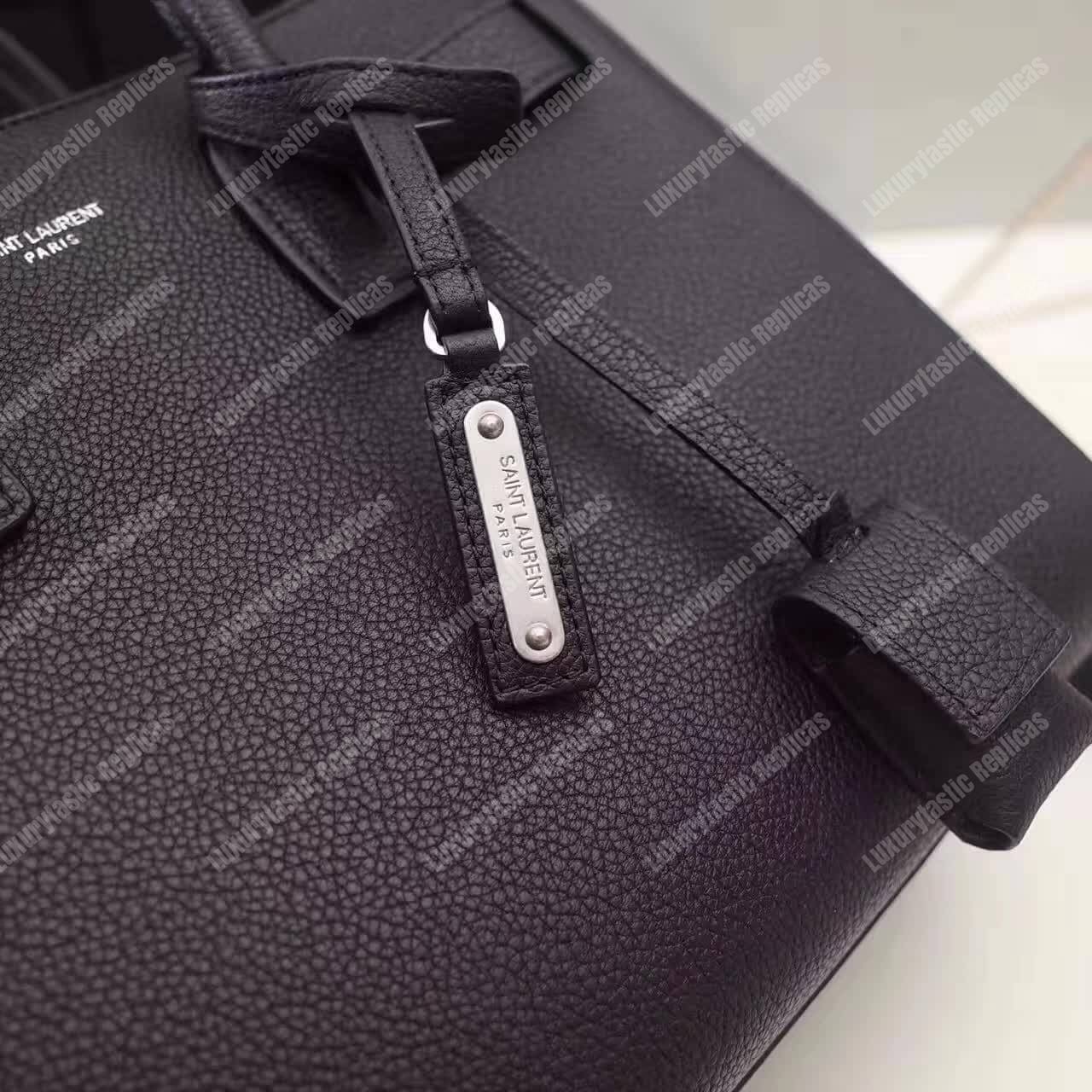 Saint Laurent Sac De Jour Baby Grained Leather Black