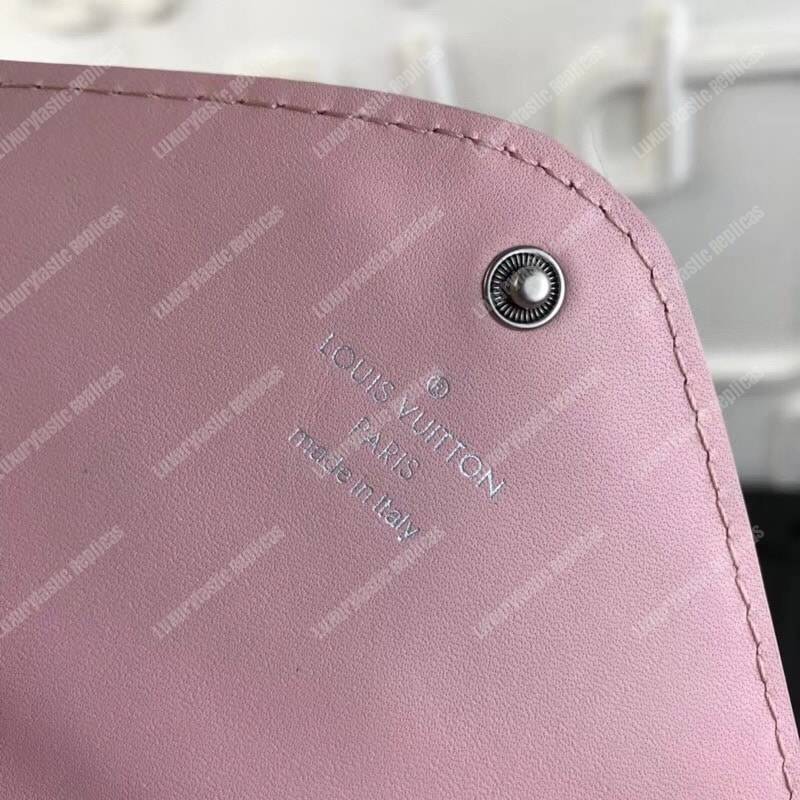LV New Wave Long Wallet Smoothie Pink
