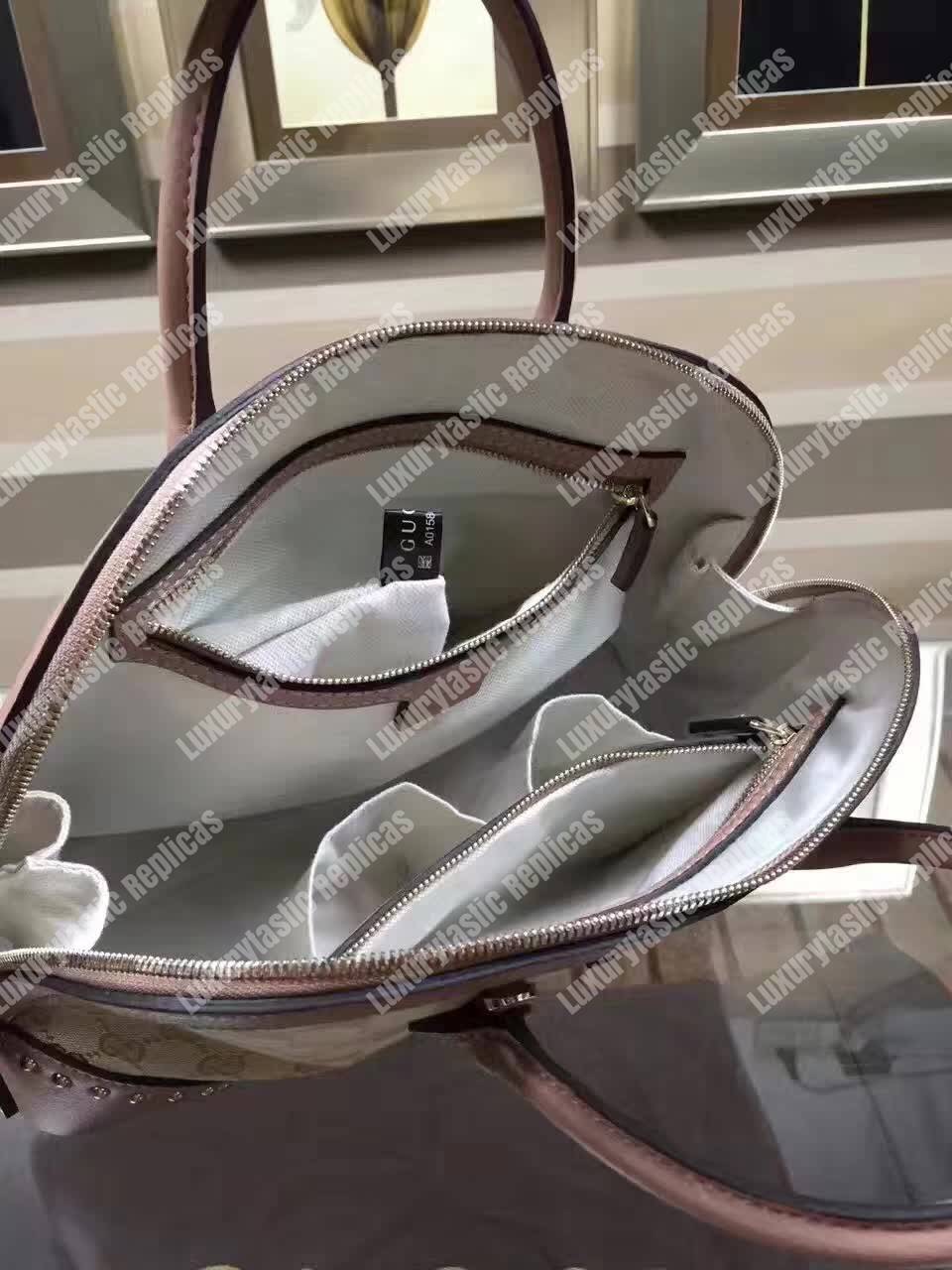 G*u*i gg canvas top handle bag magnolia