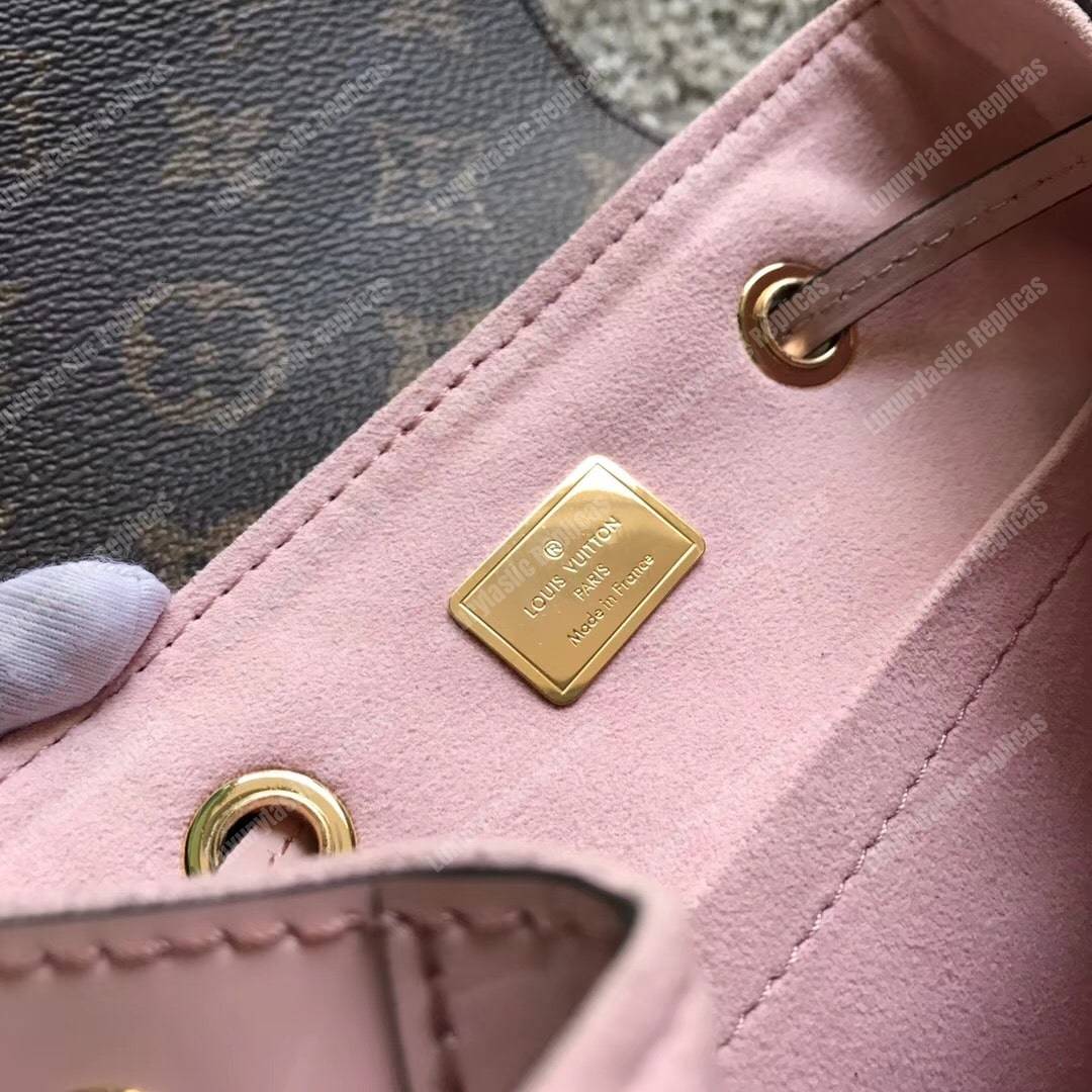 LV Hot Springs Backpack Patent Leather Rose Ballerine