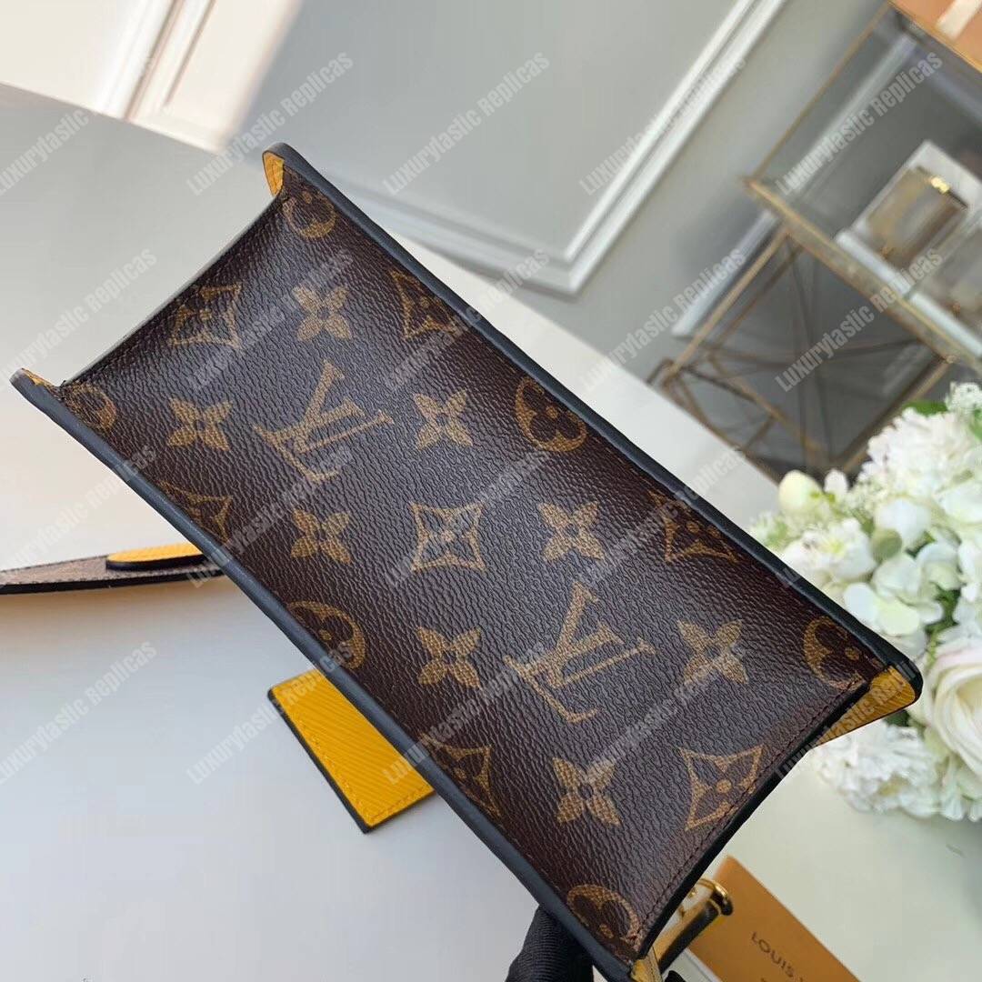 LV Spring Street Monogram Vernis Bitume Métallisé