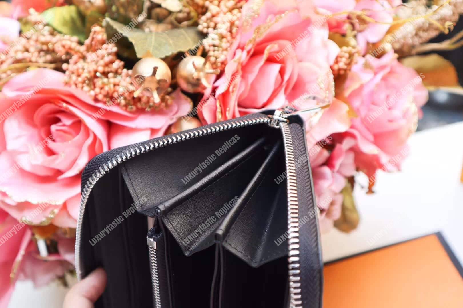 LV Zippy Wallet Vertical Damier Infini Leather Astral