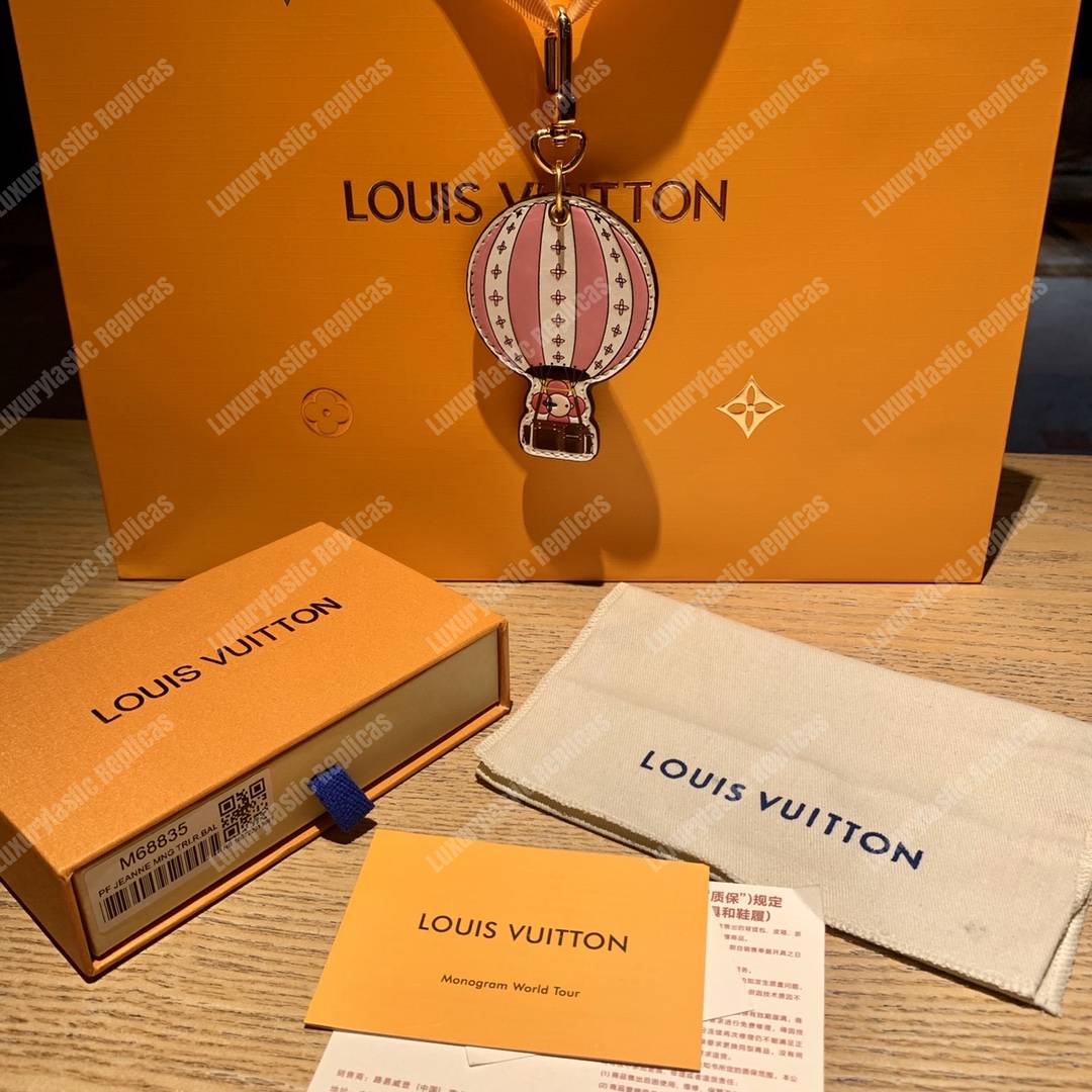 LV Vivienne Xmas Bag Charm And Key Holder Hot Air Balloon