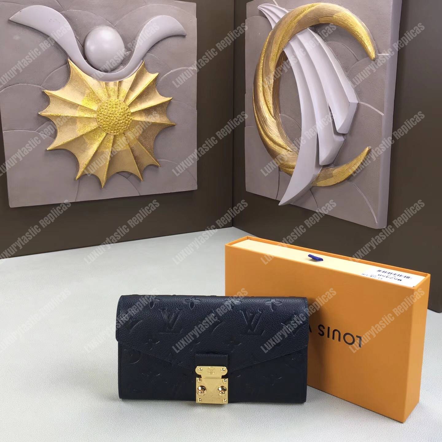 LV Metis Wallet Monogram Empreinte Leather Noir