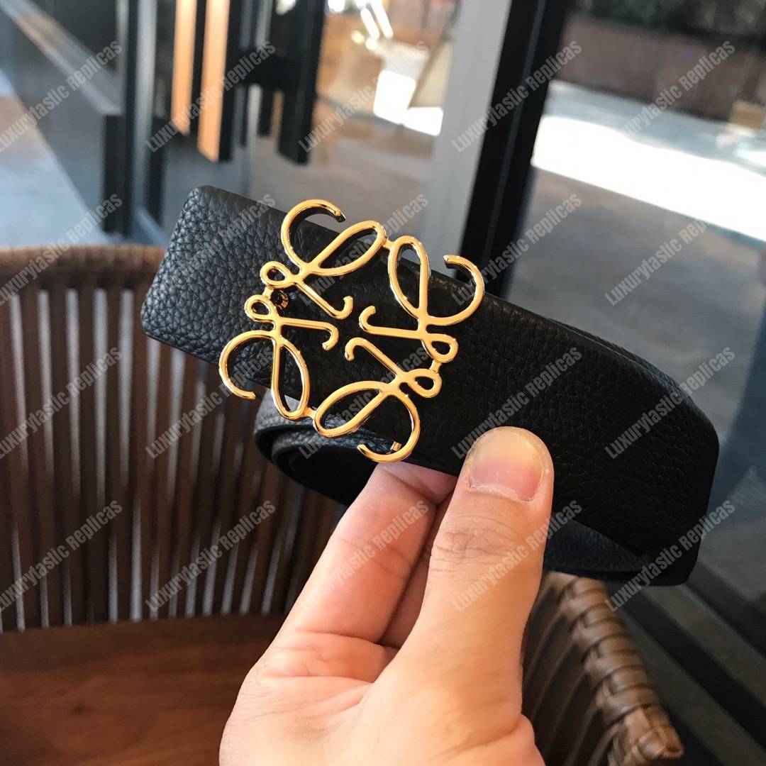 Loewe Anagram Belt 3.2Cm Black