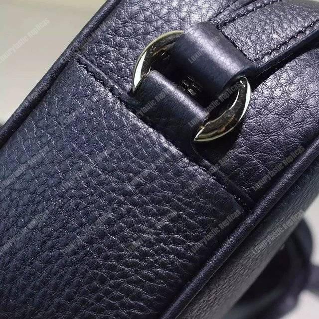 G*u*i soho small leather disco bag black