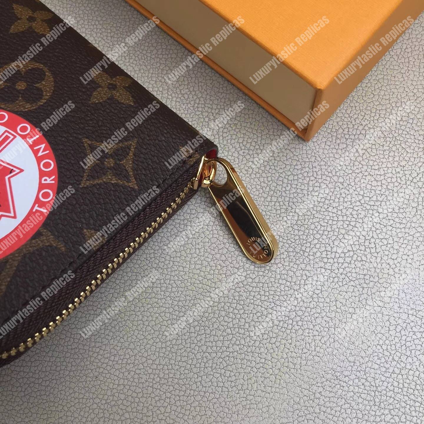 LV Zippy Wallet My LV World Tour Monogram Red