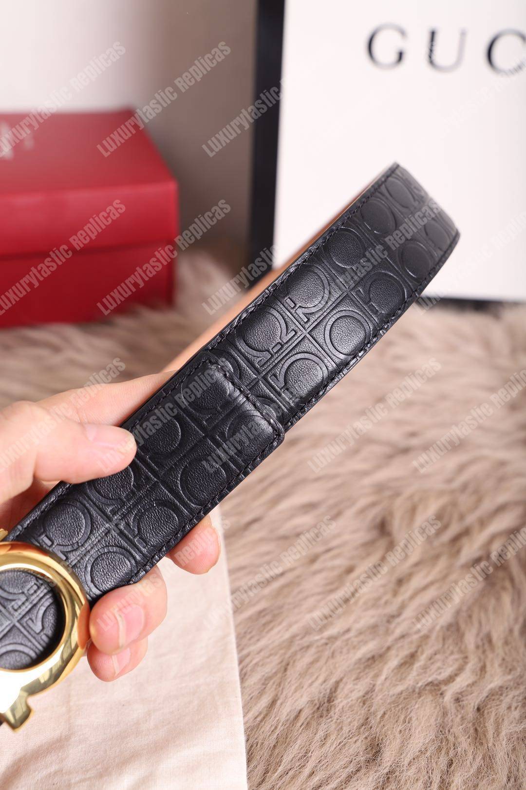 Salvatore Ferragamo Adjustable Gancini Belt