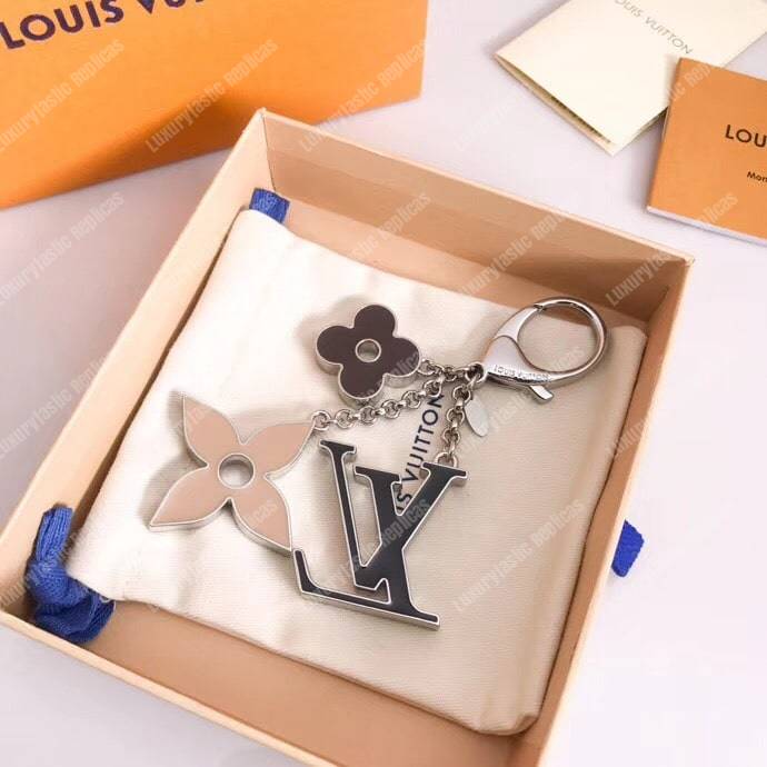 LV Fleur de Monogram Bag Charm