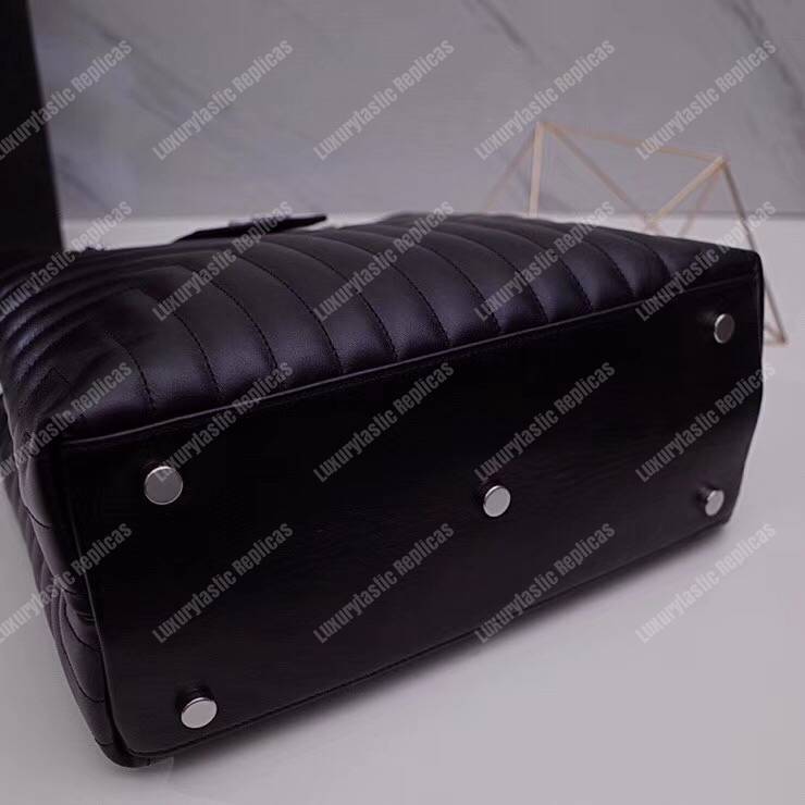 Saint Laurent Large Loulou Shopping Bag Black